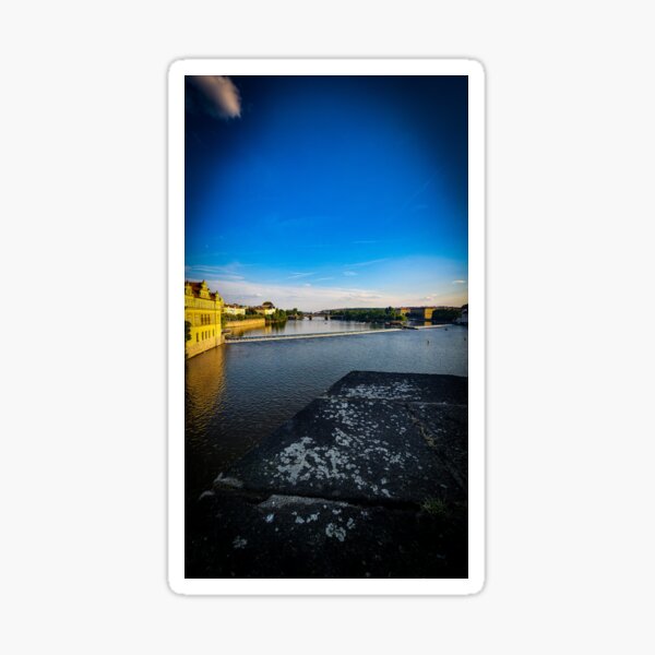 Item preview, Golden Hour on the Vltava River, Prague designed and sold by The Local Globetrotter .