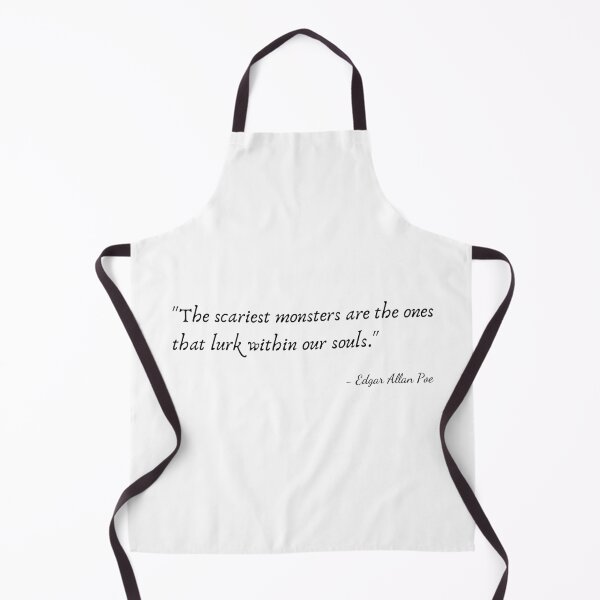 Item preview, "The scariest monsters are the ones that lurk within our souls." by Edgar Allan Poe designed and sold by Poemit.