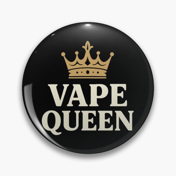 Item preview, Vape Queen – Bold Crown Vape Sticker for Cloud Chasers and Vapers designed and sold by House of Taste Designs.