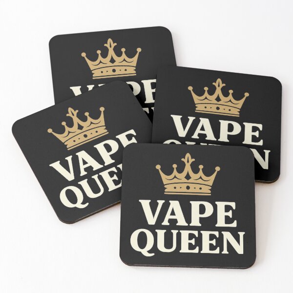 Item preview, Vape Queen – Bold Crown Vape Sticker for Cloud Chasers and Vapers designed and sold by House of Taste Vape Designs.