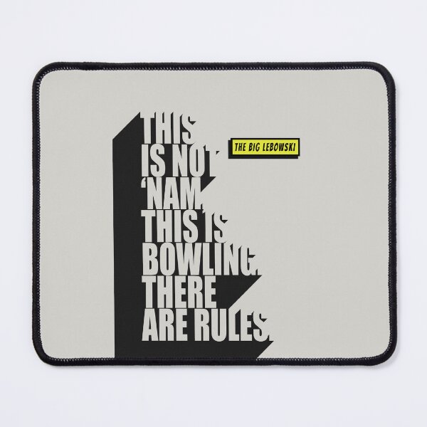Item preview, Bowling Rules: The Dude's Philosophy designed and sold by Enea Kelo.