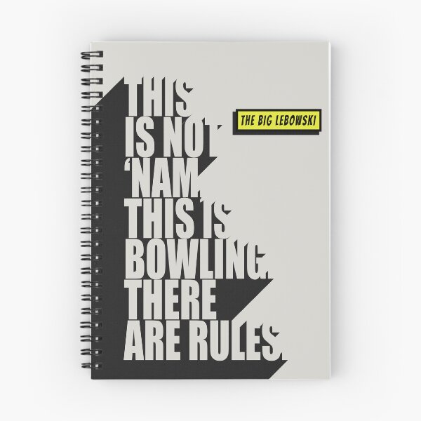 Item preview, Bowling Rules: The Dude's Philosophy designed and sold by Enea Kelo.