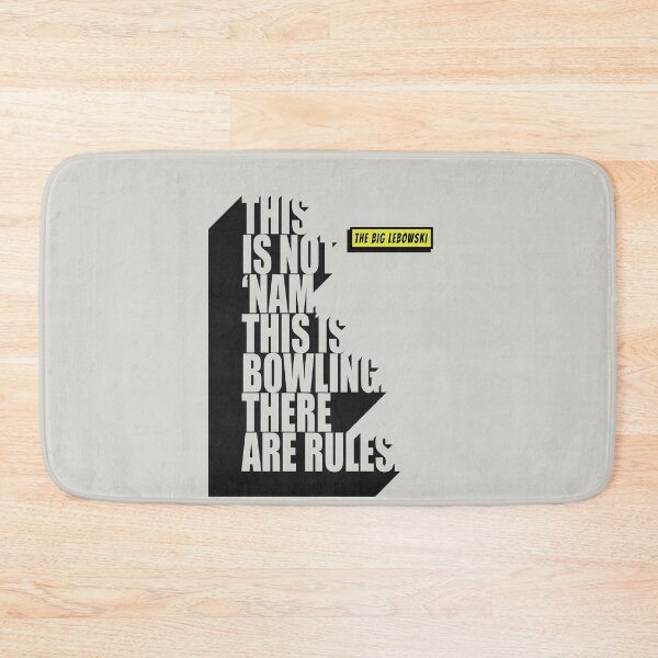Item preview, Bowling Rules: The Dude's Philosophy designed and sold by Enea Kelo.