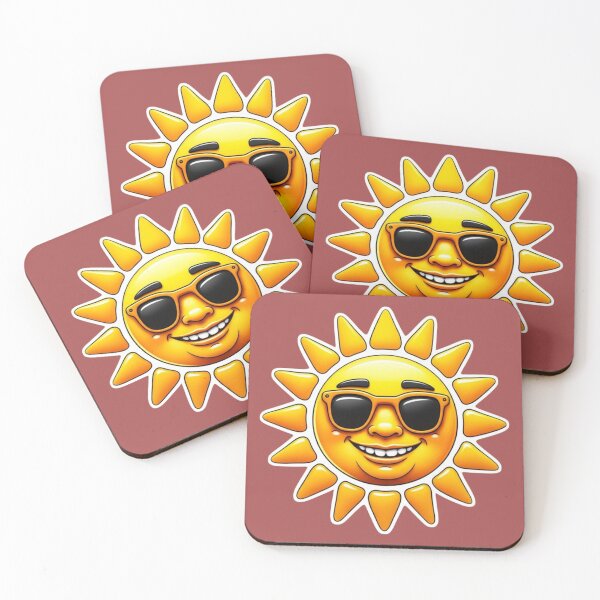 Item preview, Cool Smiling Sun with Sunglasses designed and sold by PrintBreeze.