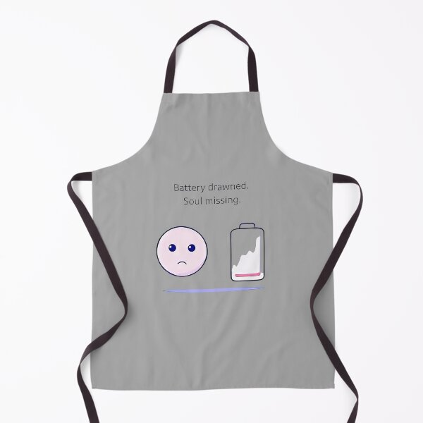 Item preview, There is a cartoon of a sad face next to a battery designed and sold by cafegrafis.