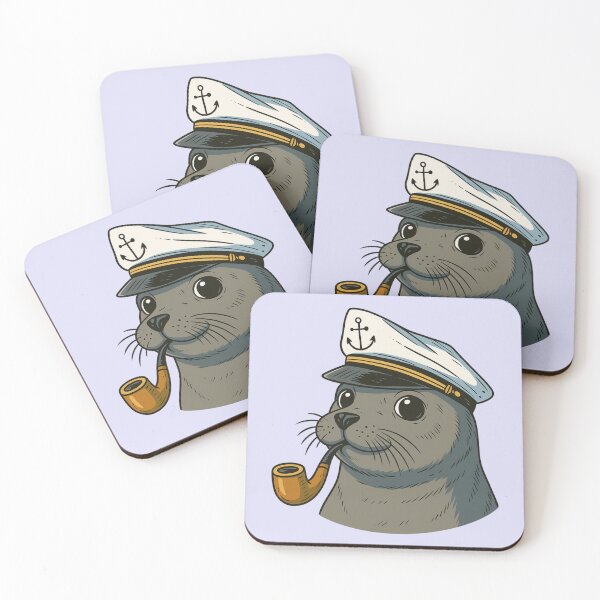 Item preview, "Ahoy, Captain Seal" designed and sold by iamdesigns14.