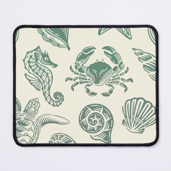 Item preview, Coastal Escape Phone Cover | Whimsical Seahorse, Turtle & Seashell Ocean-Themed Case designed and sold by Catzelle.
