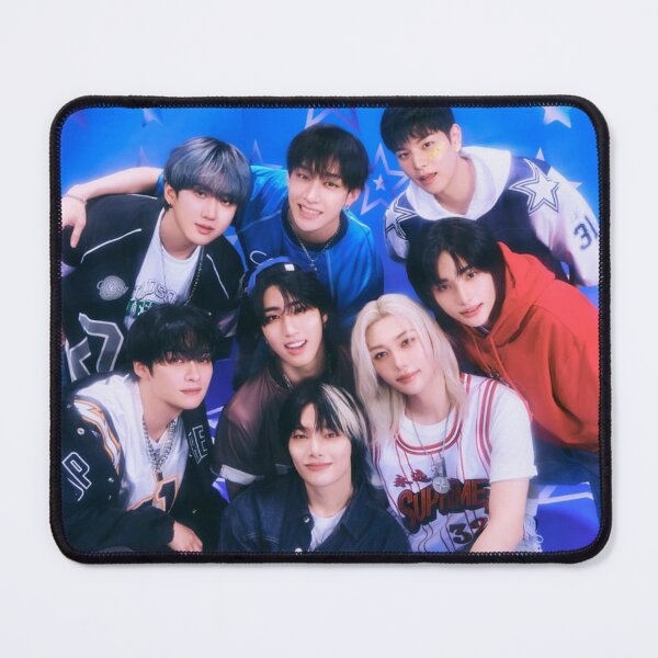 Item preview, SKZ blue summer poster cute boys summer limited edition smile You make STRAY KIDS stay kpop happy ot8 daughter gift photocards designed and sold by Kpop-Noona.