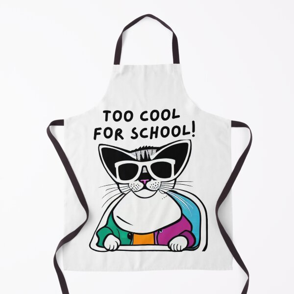 Item preview, Too Cool for School Cat T-Shirt – Hilarious Style designed and sold by ModyAssem.