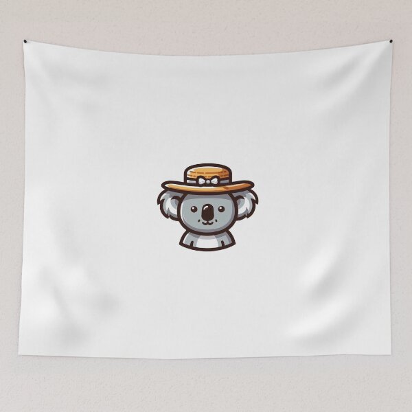 Item preview, Cartoon Koala with Boater Hat – Sweet Aussie Style designed and sold by Confuzz1ed.