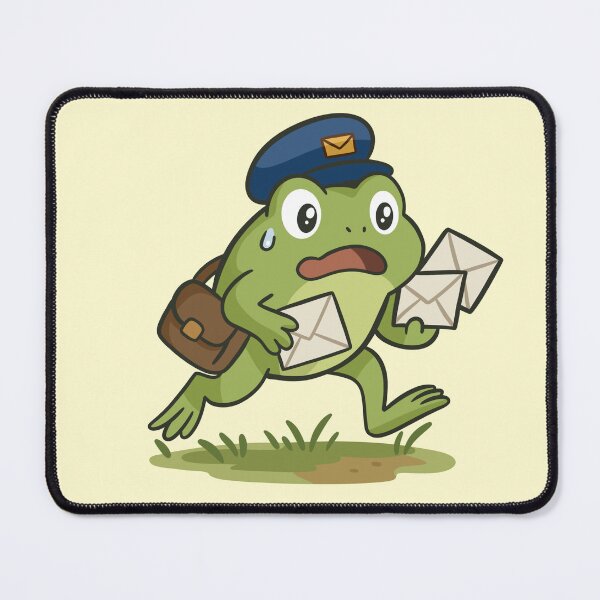 Item preview, Late Frog Mailman on the Run designed and sold by Aichan01.