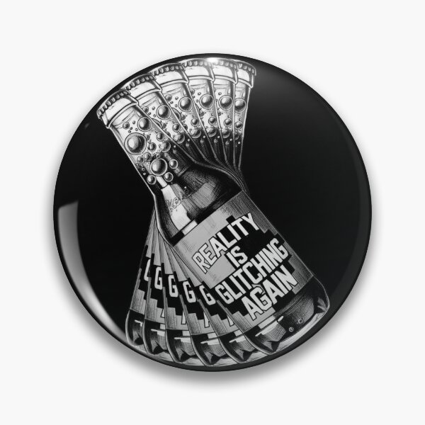 Item preview, Soda Bottle Conspiracy Theory Vintage Retro Reality Glitching designed and sold by adlibmaria.