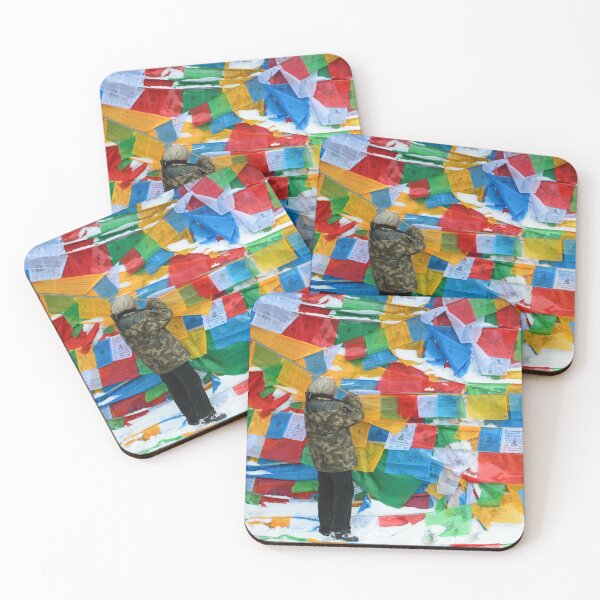 Item preview, Prayer Flags in the Wind – A Himalayan Blessing designed and sold by AnshitArt.