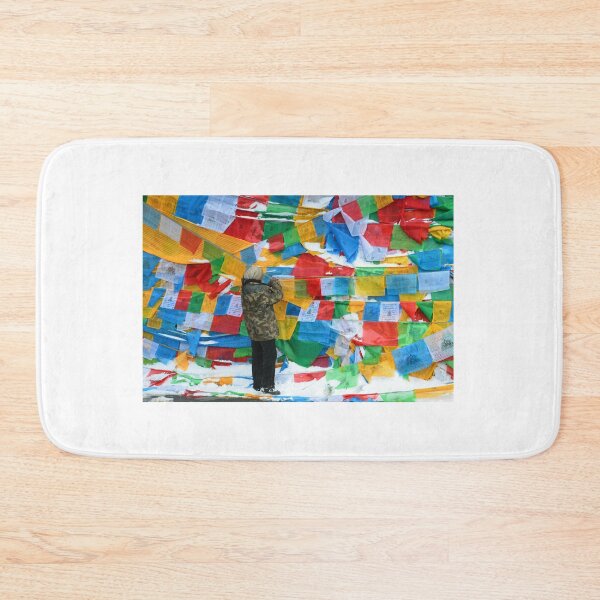 Item preview, Prayer Flags in the Wind – A Himalayan Blessing designed and sold by AnshitArt.