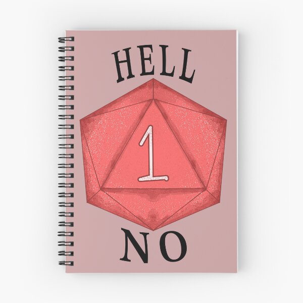 Item preview, Hell No - D20 designed and sold by ArtsyVixen.