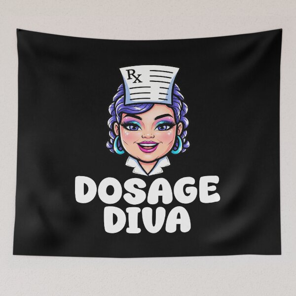 Item preview, DOSAGE DIVA - PHARMACIST designed and sold by KEF Custom.