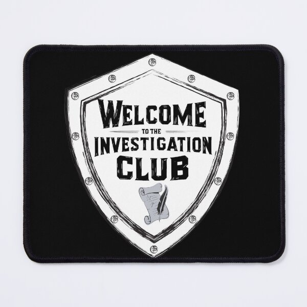 Item preview, Detective Badge Investigation Club Medieval Art Mystery Book Club designed and sold by adlibmaria.