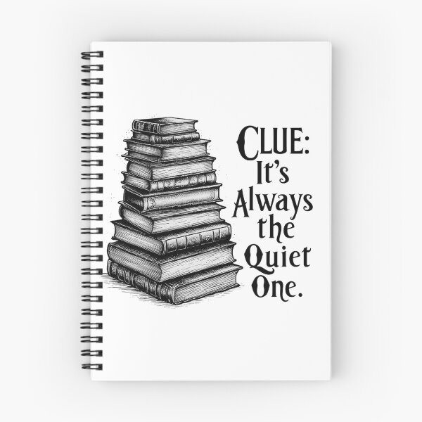 Item preview, Book Club Mystery Lovers Retro Vintage Art Clue Sayings designed and sold by adlibmaria.