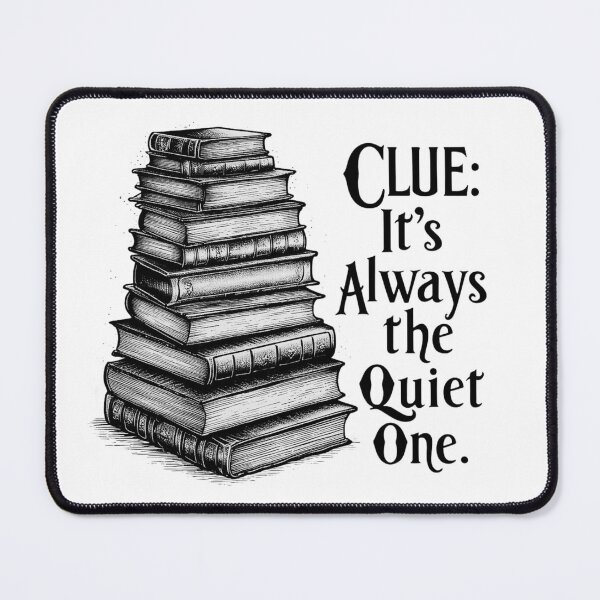 Item preview, Book Club Mystery Lovers Retro Vintage Art Clue Sayings designed and sold by adlibmaria.