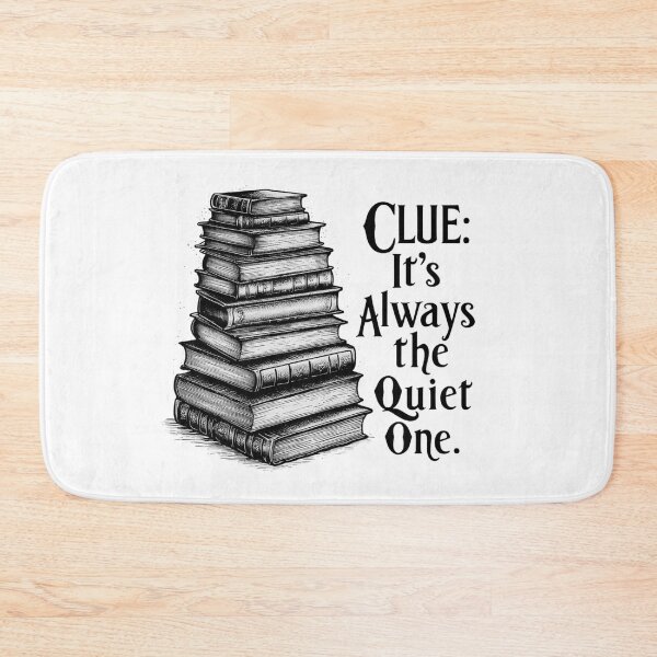 Item preview, Book Club Mystery Lovers Retro Vintage Art Clue Sayings designed and sold by adlibmaria.