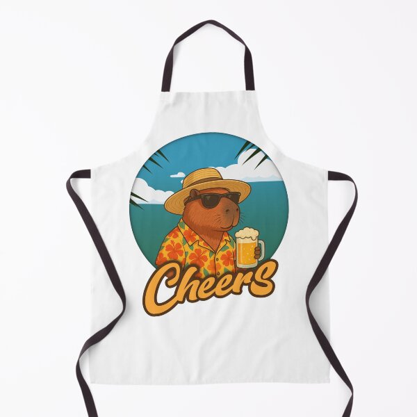 Item preview, Capybara Cheers designed and sold by Pixsfile.