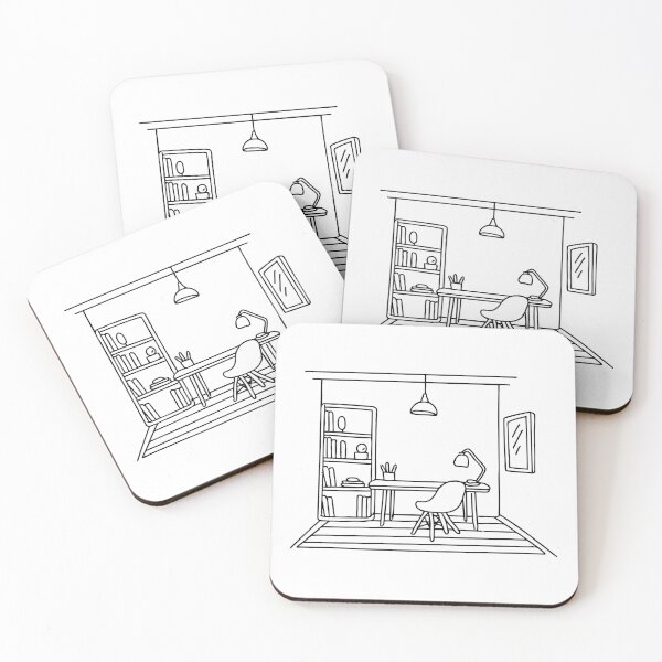 Item preview, Study Room with Clear Walls and Furniture designed and sold by rasagamastore.