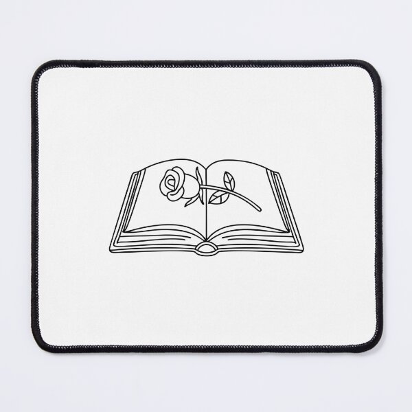 Item preview, Wilted rose lying on an open book page designed and sold by rasagamastore.