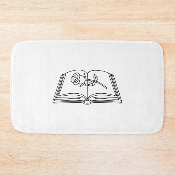 Item preview, Wilted rose lying on an open book page designed and sold by rasagamastore.