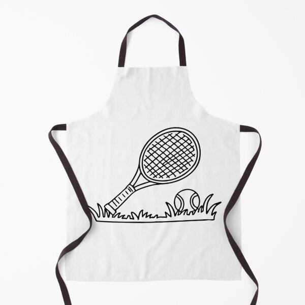 Item preview, Wooden tennis racket on the grass near a ball designed and sold by rasagamastore.