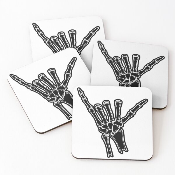 Item preview, Hang Loose Shaka Skeleton Design  designed and sold by Jaudaux Designs.