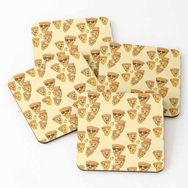 Item preview, Pizza Party Slice Parade – Cute Melty Characters designed and sold by Bramble99.