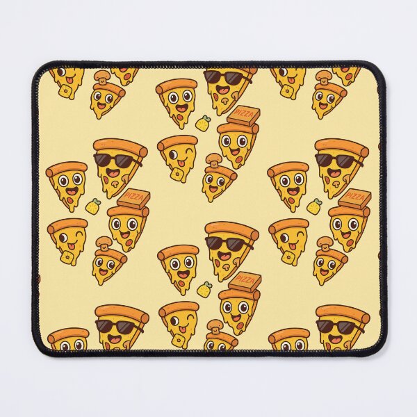Item preview, Pizza Party Slice Parade – Cute Melty Characters designed and sold by Bramble99.