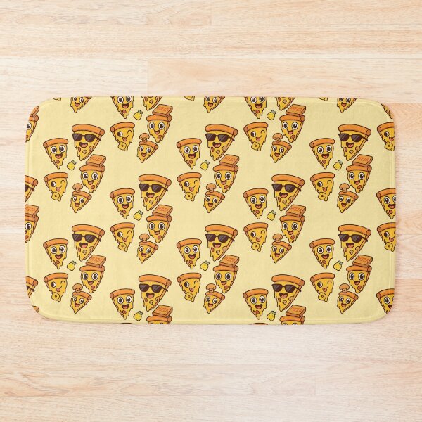 Item preview, Pizza Party Slice Parade – Cute Melty Characters designed and sold by Bramble99.
