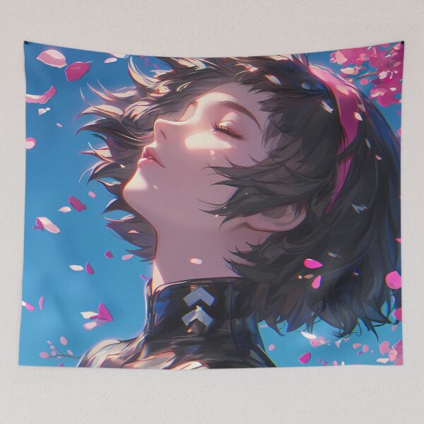 Item preview, Game Makoto Niijima Persona 5 Anime Sakura Edgy Spring Vibe designed and sold by juniorcastros.