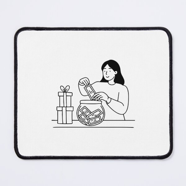 Item preview, Person picking a raffle ticket from a bowl of rolled tickets designed and sold by rasagamastore.