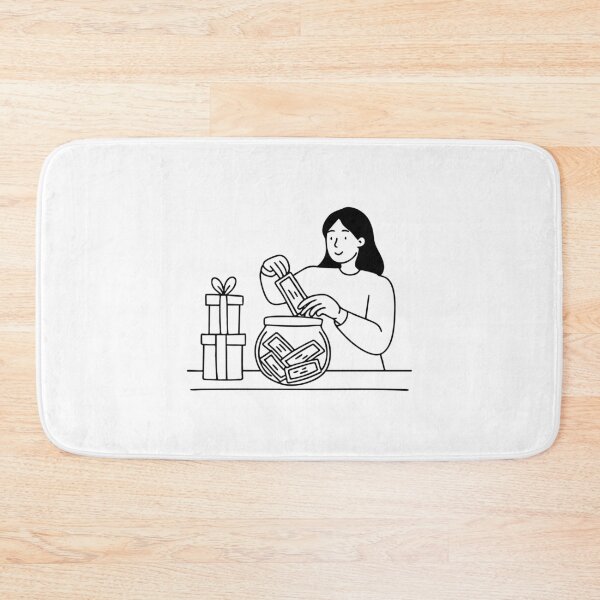Item preview, Person picking a raffle ticket from a bowl of rolled tickets designed and sold by rasagamastore.