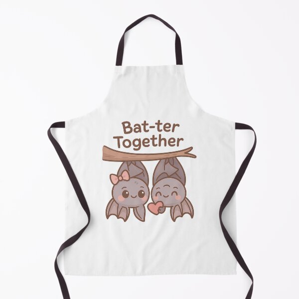 Item preview, Bat-ter Together Romantic Kawaii Couple designed and sold by Romeo Fashion.