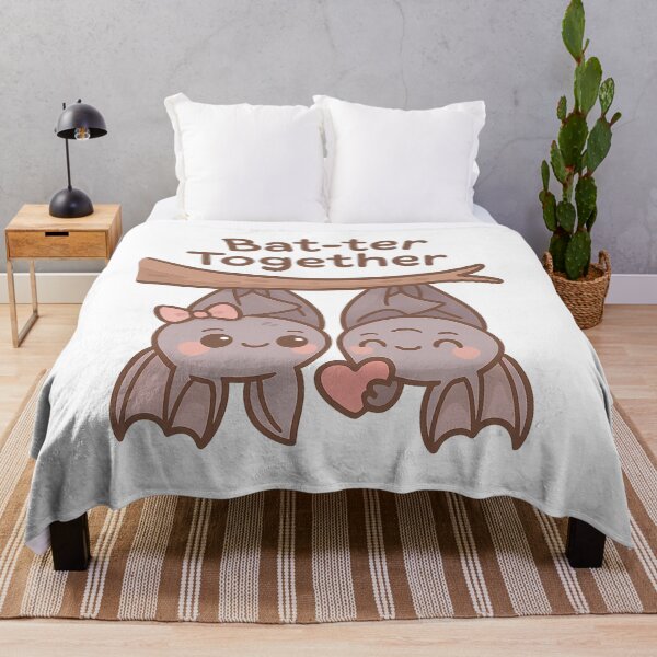 Item preview, Bat-ter Together Romantic Kawaii Couple designed and sold by Romeo Fashion.
