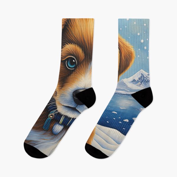 Item preview, Puppy exploring the antarctic designed and sold by Colin Bentham.