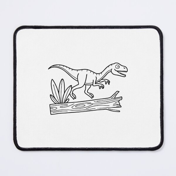 Item preview, Raptor leaping over a fallen tree with sharp gaze forward designed and sold by rasagamastore.