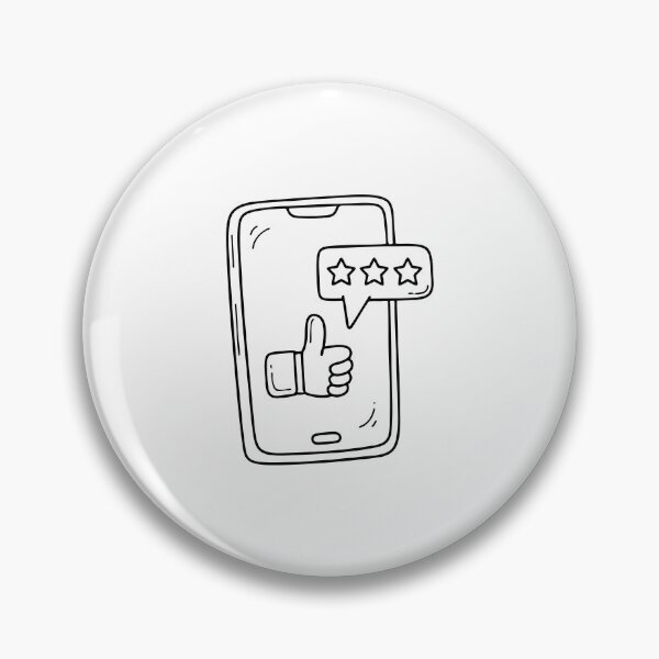 Item preview, Smartphone showing rate screen with thumbs up icon rate stars designed and sold by rasagamastore.