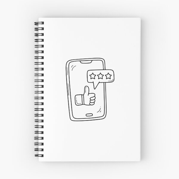 Item preview, Smartphone showing rate screen with thumbs up icon rate stars designed and sold by rasagamastore.