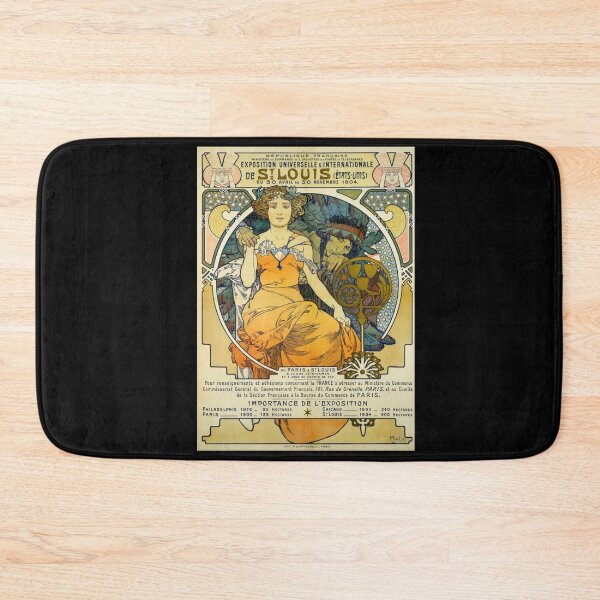Item preview, St. Louis World’s Fair Poster by Alphonse Mucha 1904 | Art Nouveau French Expo Print | Vintage Decorative Wall Art designed and sold by artofuniverse.