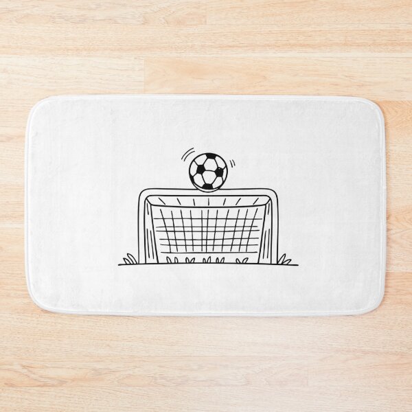 Item preview, Soccer ball rebounding off the goalpost designed and sold by rasagamastore.