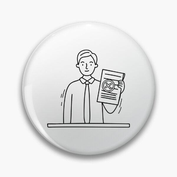 Item preview, Job applicant holding a document with REJECTED stamp designed and sold by rasagamastore.