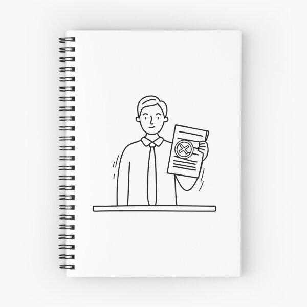 Item preview, Job applicant holding a document with REJECTED stamp designed and sold by rasagamastore.