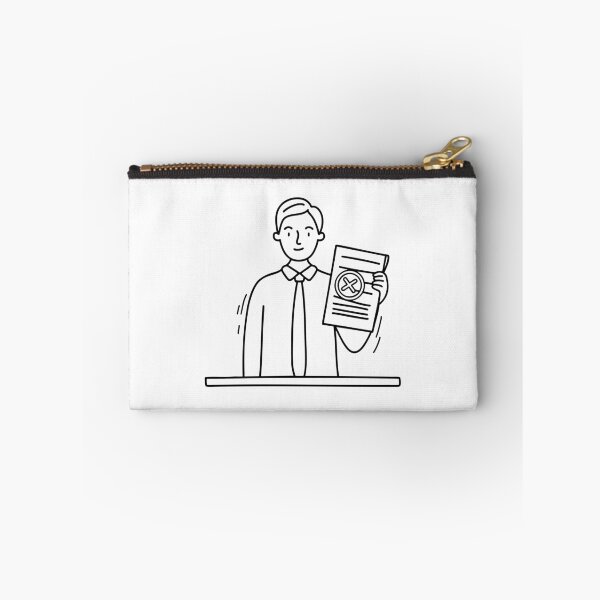 Item preview, Job applicant holding a document with REJECTED stamp designed and sold by rasagamastore.