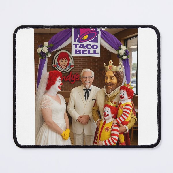 Item preview, Mcdonald burger king kfc wendy's taco bell birthday funny prank meme gift weird designed and sold by CheeseBlueprint.