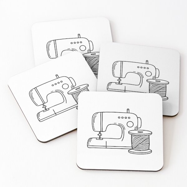 Item preview, Reel of thread with sewing machine in the background designed and sold by rasagamastore.