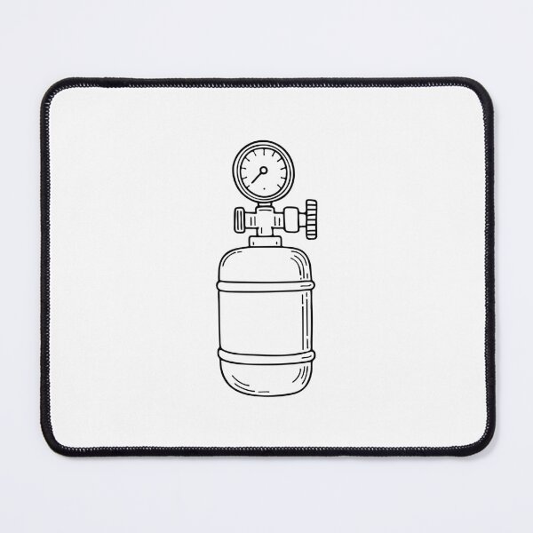 Item preview, Gas regulator on a cylinder with pressure gauge and control valve designed and sold by rasagamastore.